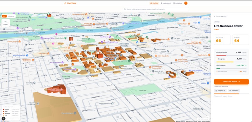 Civic-Trace – screenshot 2