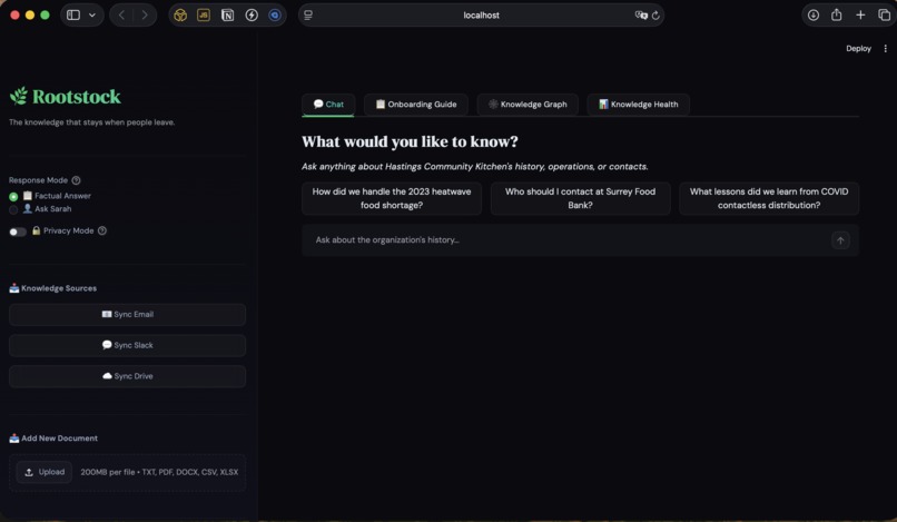 Rootstock – screenshot 1