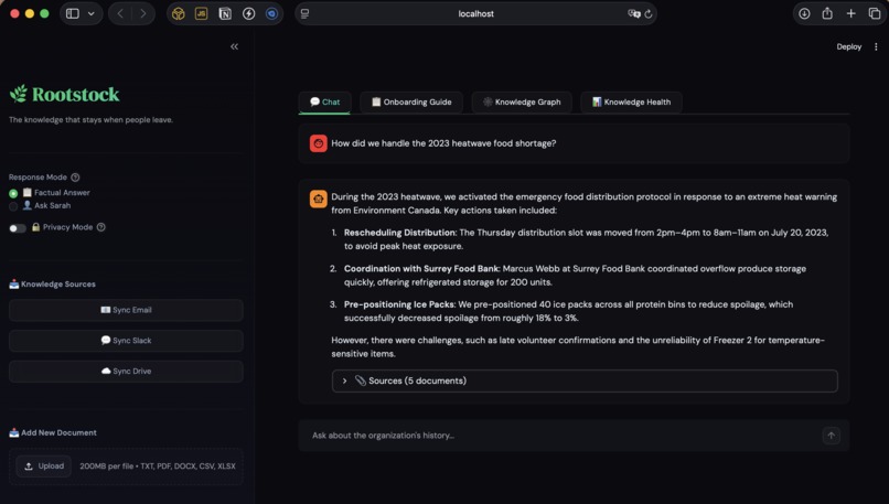 Rootstock – screenshot 2