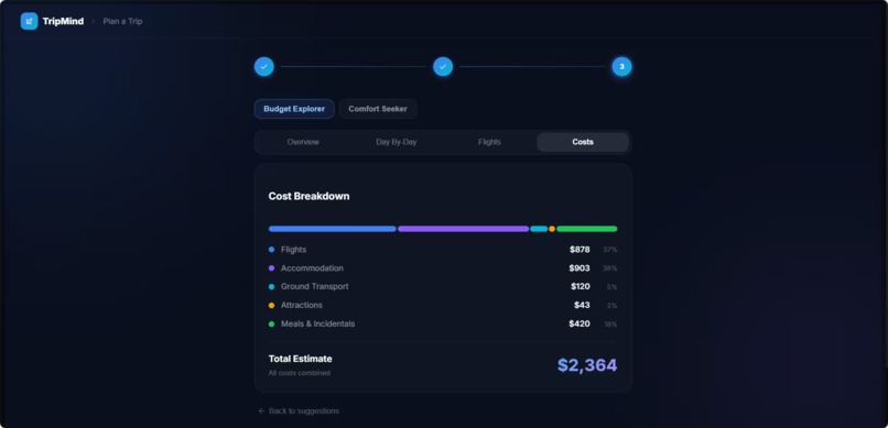 TripMind – screenshot 3