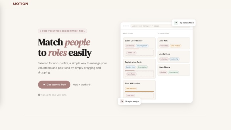 Motion – screenshot 1