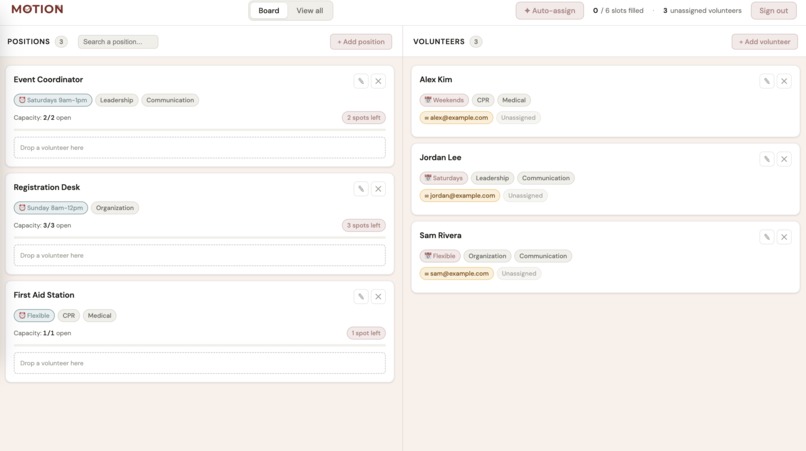 Motion – screenshot 4