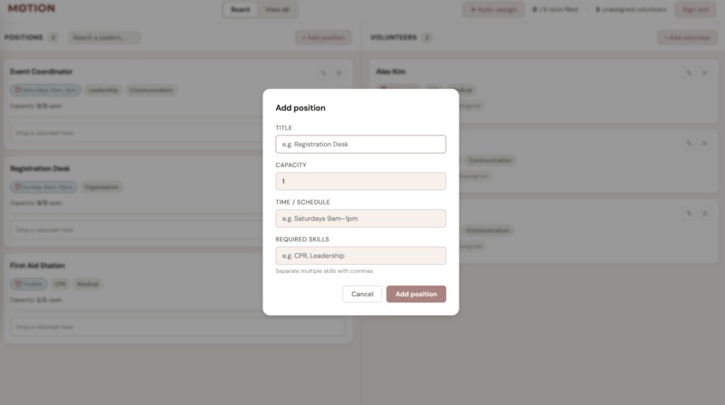 Motion – screenshot 5
