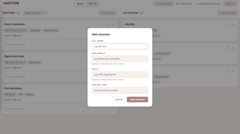 Motion – screenshot 6