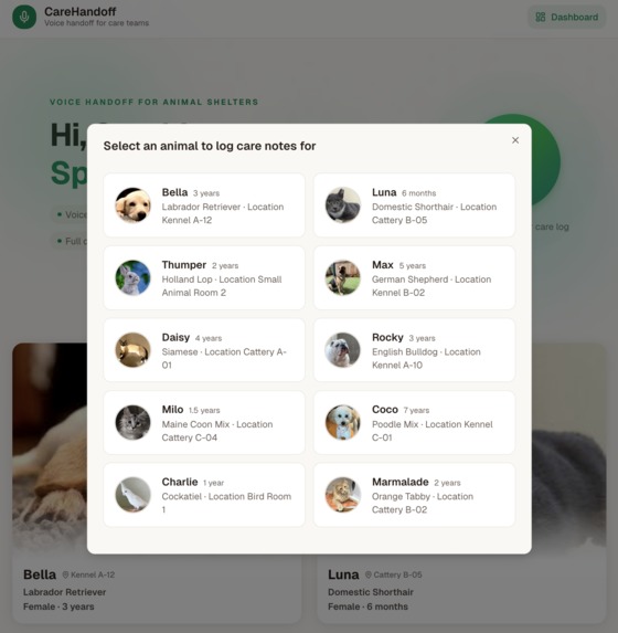 CareHandoff – screenshot 2