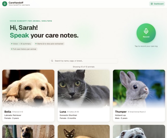 CareHandoff – screenshot 1