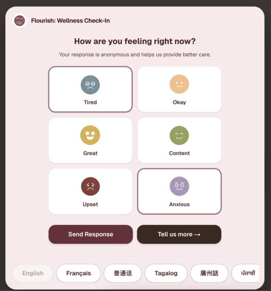 Flourish: Wellness Check-In – screenshot 2