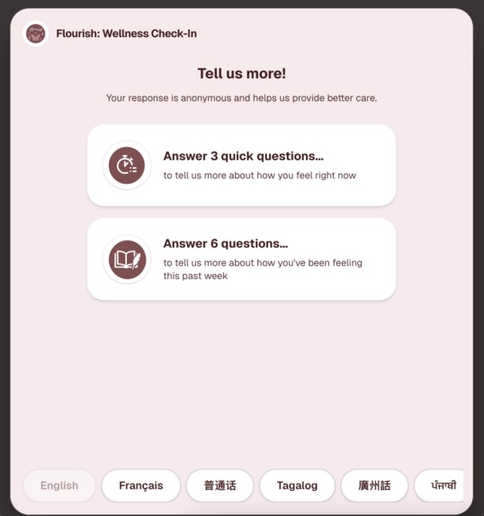 Flourish: Wellness Check-In – screenshot 3