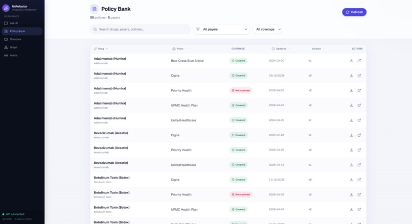 RxRefactor – screenshot 2