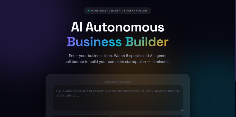 VentureAI – screenshot 1