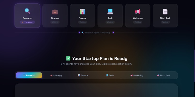 VentureAI – screenshot 2