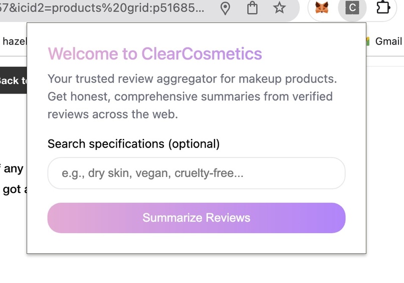 Clear Cosmetics – screenshot 1