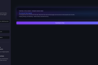 The Internet Time Capsule