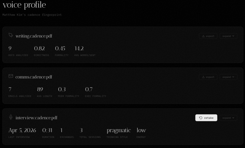 cadence – screenshot 4