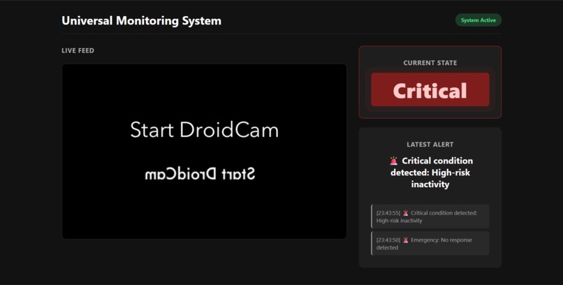 SafeSign – AI-Based Universal Human Monitoring System – screenshot 1