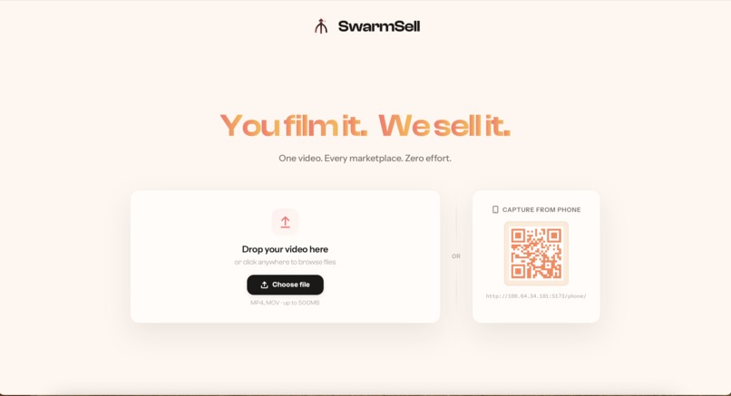 SwarmSell – screenshot 1