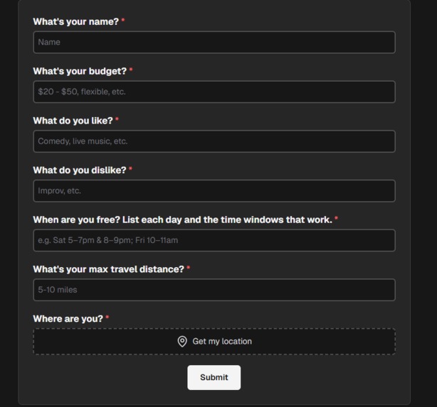 What to Meet (EventPulse) – screenshot 1