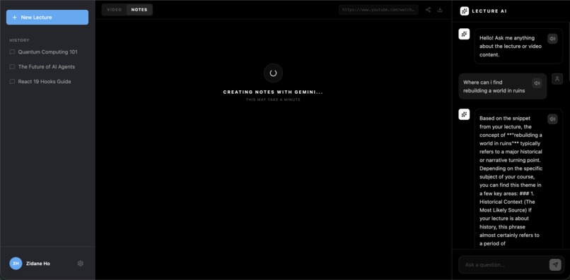 LectureLens – screenshot 4