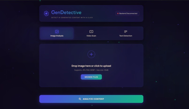 GenDetective: AI Content Detector – screenshot 1