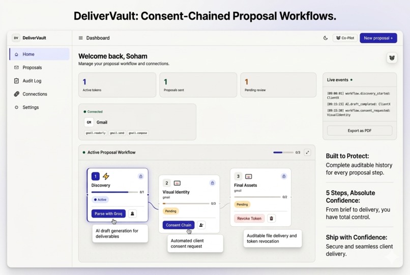DeliverVault – screenshot 1