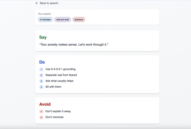 Response Compass – screenshot 2