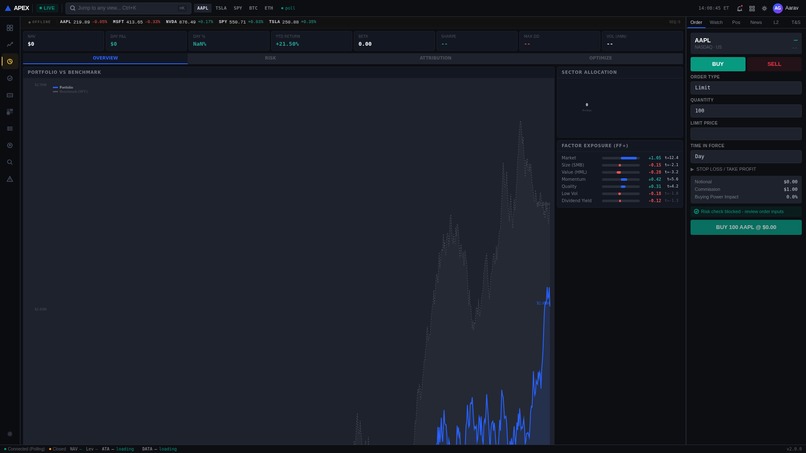 Apex Terminal – screenshot 3