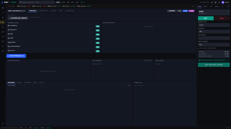 Apex Terminal – screenshot 4