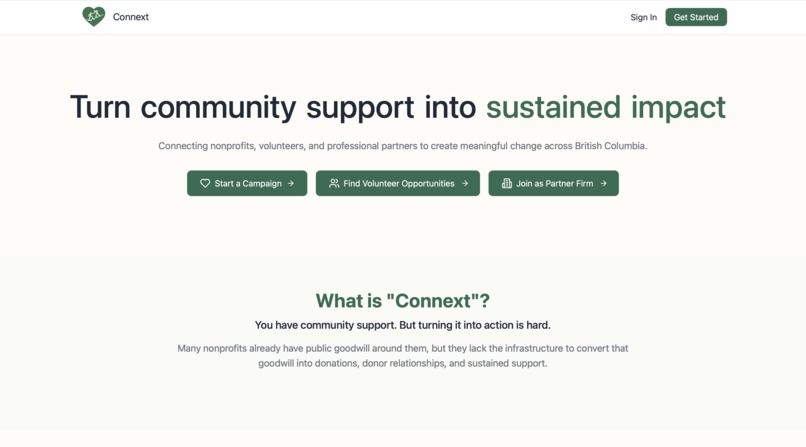 Connext – screenshot 2