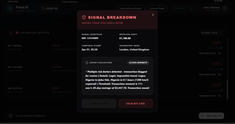 Fraud Detection AI -→ Version 2.4 – screenshot 5
