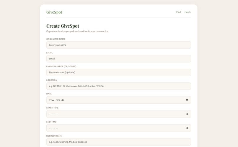 GiveSpot – screenshot 5