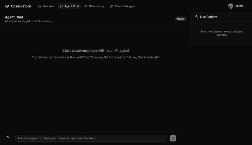 Agent Observatory – screenshot 1