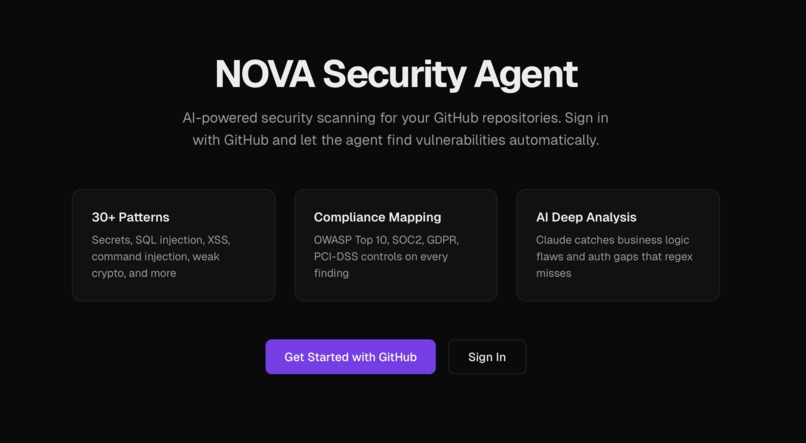 NOVA Security Agent – screenshot 1
