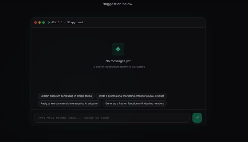 SynapseAI — GLM 5.1 Production AI – screenshot 1