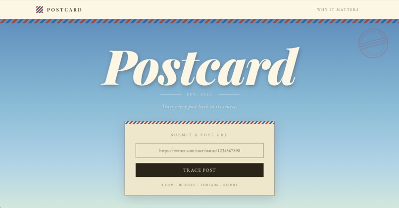 Postcard – screenshot 1