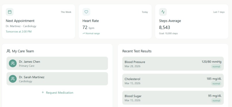 Health Vault – screenshot 2