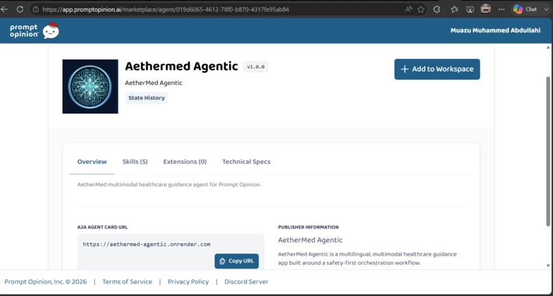 AetherMed Agentic – screenshot 3