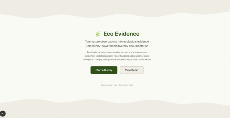 Eco Evidence – screenshot 1