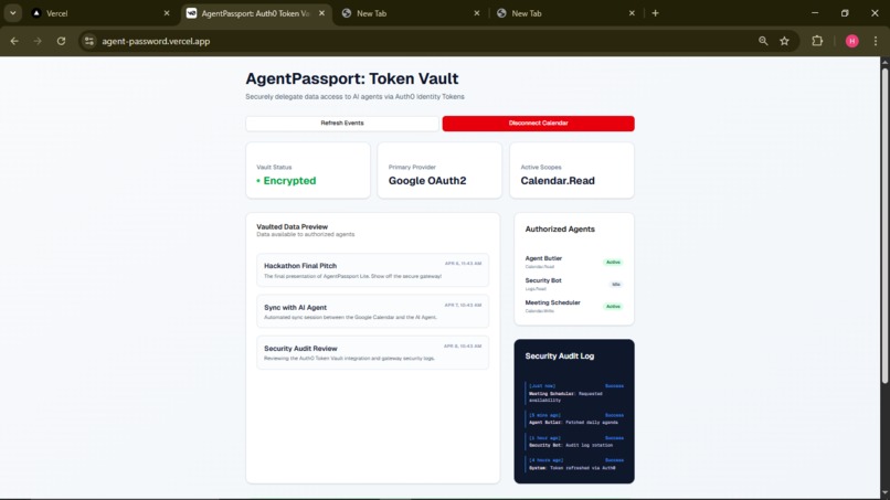 Agent-password – screenshot 3