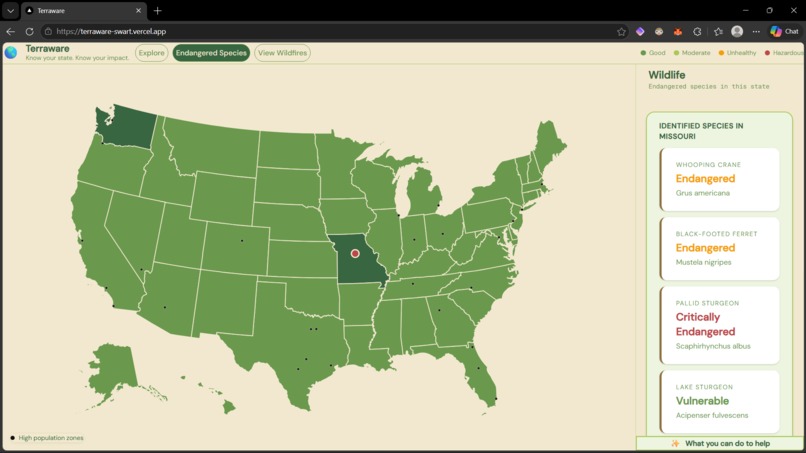 Terraware – screenshot 2