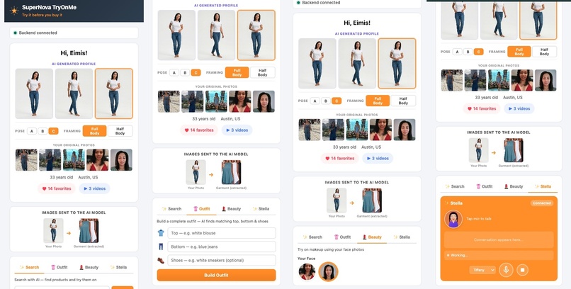 SuperNova TryOnMe – screenshot 3