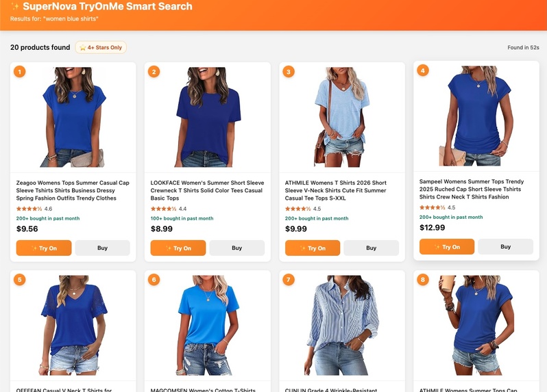 SuperNova TryOnMe – screenshot 4