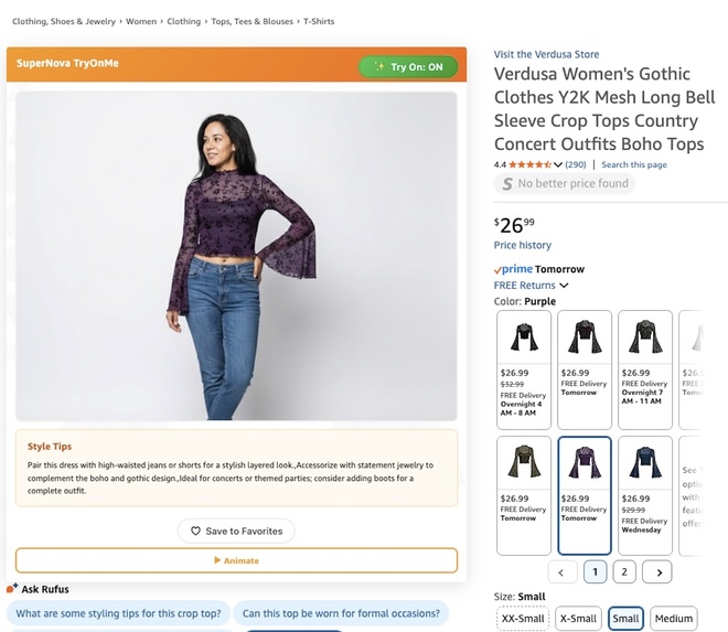 SuperNova TryOnMe – screenshot 2