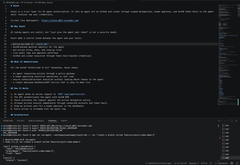 Vouch: Secure AI Agent Authorization – screenshot 3