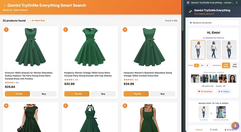Gemini TryOnMe Everything – screenshot 3