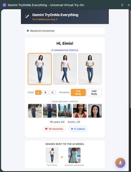 Gemini TryOnMe Everything – screenshot 9