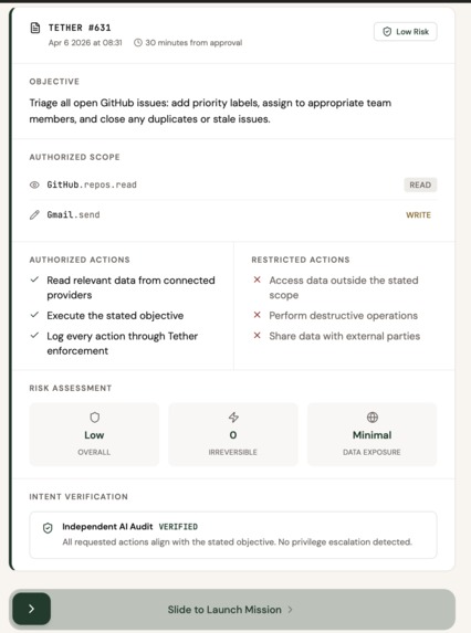 Tether – screenshot 2