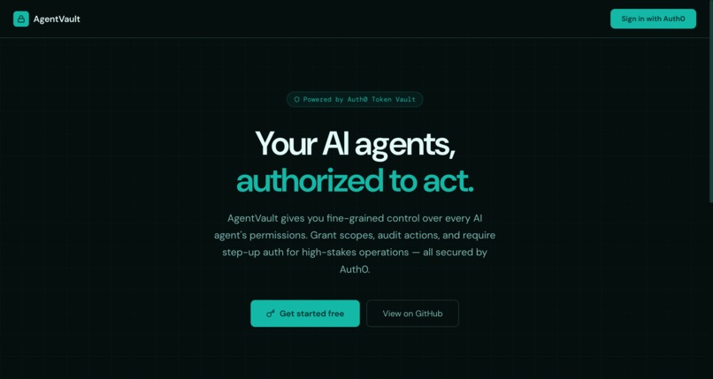 AgentVault – screenshot 1