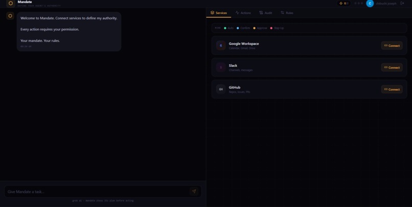 Mandate – screenshot 1
