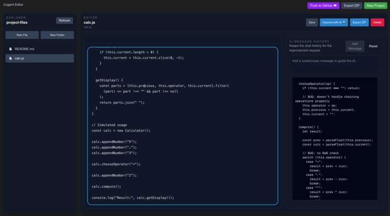 Cogent – screenshot 1