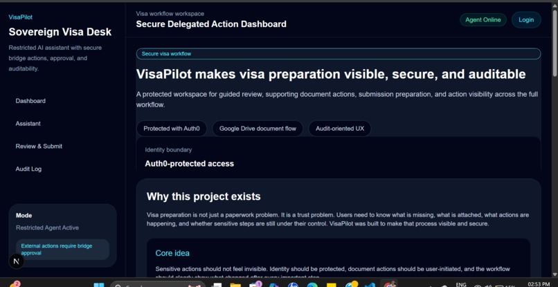 VisaPilot – screenshot 1